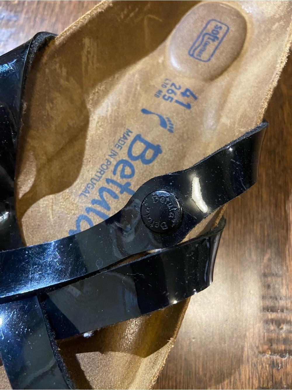 Birkenstock Betula Vinja Soft Footbed Patent  Sandals SZ 41 | L10 M8 bundle - Picture 10 of 13
